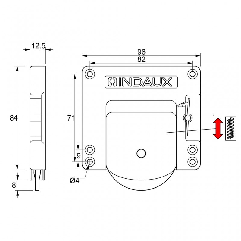 J6 FURNITURE FITTING SET FOR SLIDING DOOR CABINET SLIDING DOORS m.006 / 50kg